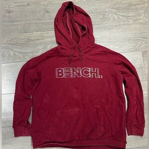 Bench Burgundy Hoodie for Men